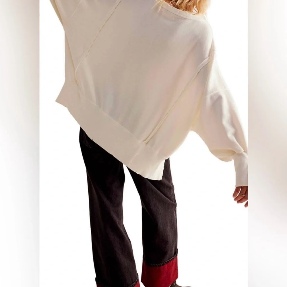 NWT Free People Camden New York Sweatshirt - Picture 7 of 16